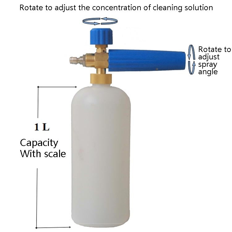 Car Wash Water Gun Foam Pot High Pressure Foam Gun Foam Pot(Blue Handle) - Car Washer & Accessories by PMC TechLife | Online Shopping South Africa | PMC TechLife | Buy Now Pay Later Mobicred
