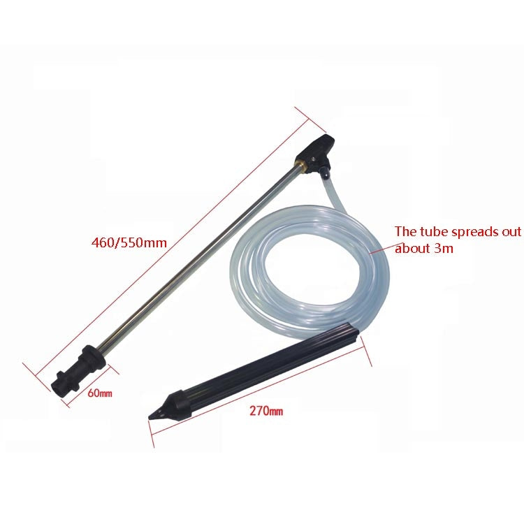 High Pressure Sandblasting Gun Nozzle Car Washing Machine Sandblasting Gun With Connector For Karcher K2-K7 Series 460mm - Car Washer & Accessories by PMC TechLife | Online Shopping South Africa | PMC TechLife | Buy Now Pay Later Mobicred