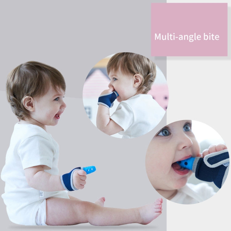 ZT001 Baby Silicone Molar Finger Cots Children Anti-Bite Hand Breathable Thumb Cots Teether Maternal And Baby Products(Pink) - Safety Equipment by PMC Jewellery | Online Shopping South Africa | PMC Jewellery