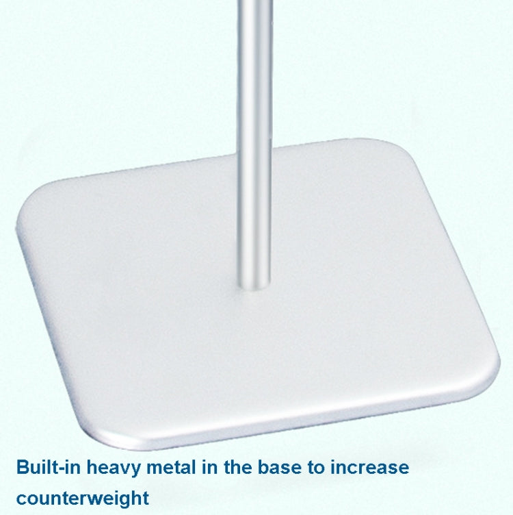 D6 Headset Aluminum Alloy Earphone Holder Internet Cafe Computer Headphone Hanger Display Shelf(Silver Gray) - Headset Stand by PMC TechLife | Online Shopping South Africa | PMC TechLife | Buy Now Pay Later Mobicred