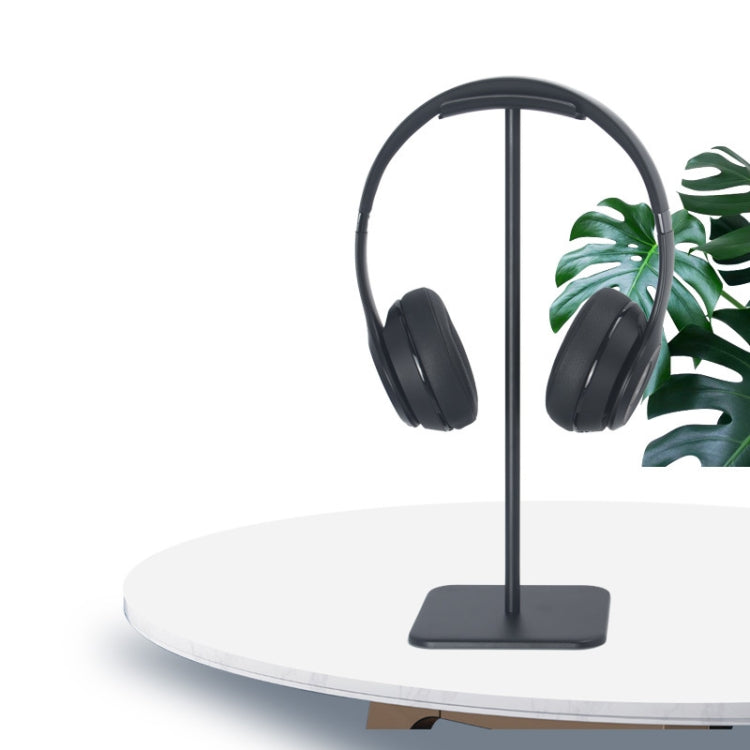 D6 Headset Aluminum Alloy Earphone Holder Internet Cafe Computer Headphone Hanger Display Shelf(Silver Gray) - Headset Stand by PMC TechLife | Online Shopping South Africa | PMC TechLife | Buy Now Pay Later Mobicred