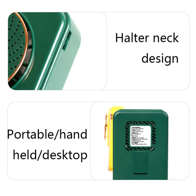 SHC-S03 USB Desktop Leafless Outdoor Sports Portable Lazy Hanging Neck Fan, Colour: Pink - Electric Fans by PMC TechLife | Online Shopping South Africa | PMC TechLife | Buy Now Pay Later Mobicred