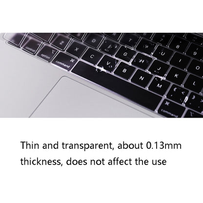 JRC 0.13mm Transparent TPU Laptop Keyboard Protective Film For MacBook Pro 13.3 inch A1706 & A1989 & A2159 (with Touch Bar) - Keyboard Protector by JRC | Online Shopping South Africa | PMC Jewellery | Buy Now Pay Later Mobicred