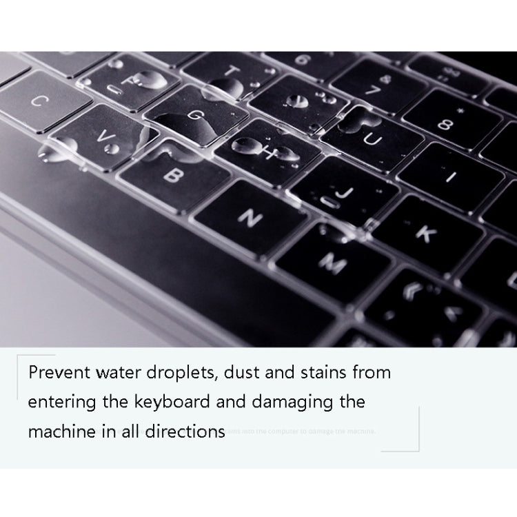 JRC 0.13mm Transparent TPU Laptop Keyboard Protective Film For MacBook Pro 13.3 inch A1706 & A1989 & A2159 (with Touch Bar) - free shipping - PMC Jewellery - Order now!