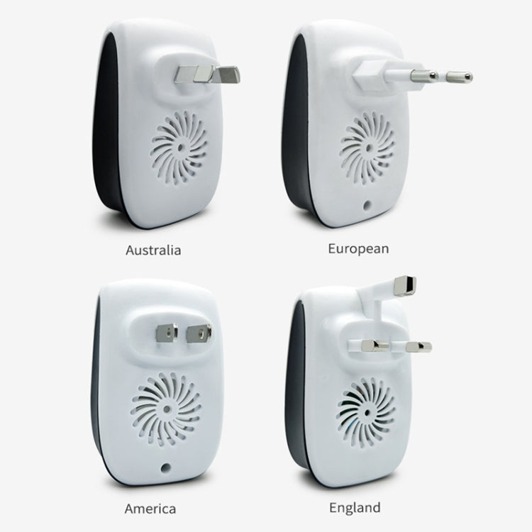 H12 2 PCS Ultrasonic Electronic Mouse Repeller Household Mini Mosquito Repeller, Product specification: US Plug(White) - Repellents by PMC Jewellery | Online Shopping South Africa | PMC Jewellery | Buy Now Pay Later Mobicred