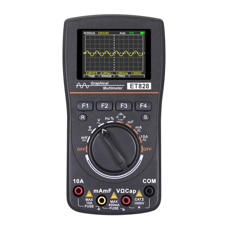 ET828 2 In 1 2 In 1 Oscilloscope Multimeter 2.4 Inch Color Screen Meter Digital Resistance Frequency Tester 1MHz 2.5Msps Meter - Digital Multimeter by PMC Jewellery | Online Shopping South Africa | PMC Jewellery | Buy Now Pay Later Mobicred