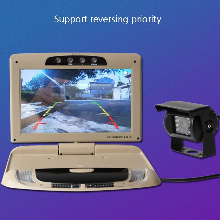9 Inch Car HD Car Reversing Display Car Ceiling Display(Gray) - Car Monitor by PMC TechLife | Online Shopping South Africa | PMC TechLife | Buy Now Pay Later Mobicred