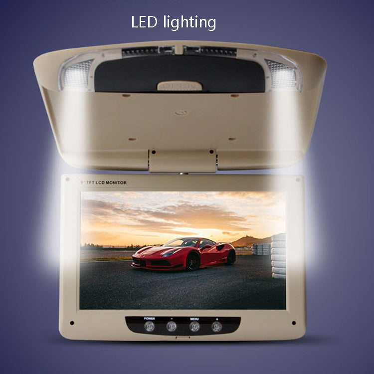 9 Inch Car HD Car Reversing Display Car Ceiling Display(Gray) - Car Monitor by PMC TechLife | Online Shopping South Africa | PMC TechLife | Buy Now Pay Later Mobicred