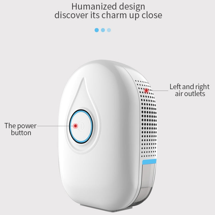 GZ-1901 Semiconductor Mini Dehumidifier Household Small Dehumidifier Bedroom Dehumidifier Moisture Absorber, Product specification: EU Plug(Fresh Blue) - free shipping - PMC TechLife - Order now!