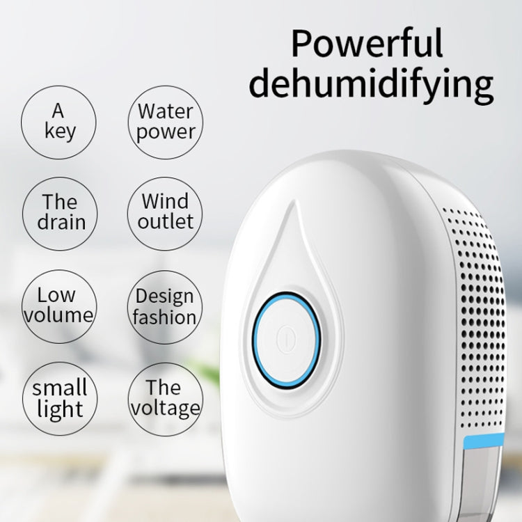 GZ-1901 Semiconductor Mini Dehumidifier Household Small Dehumidifier Bedroom Dehumidifier Moisture Absorber, Product specification: UK Plug(Fresh Blue) - free shipping - PMC TechLife - Order now!