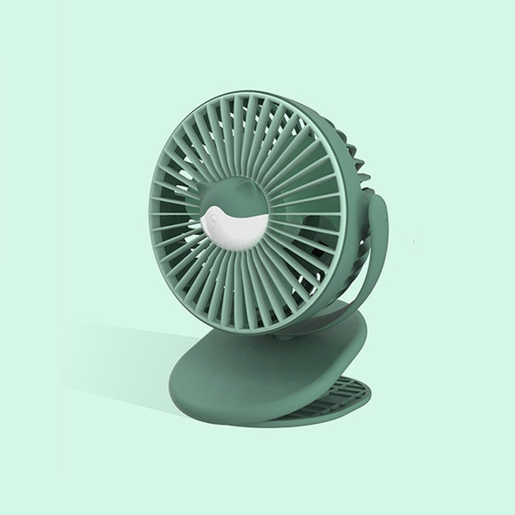 MF004 Dormitory Desktop Office Stroller Mini Portable USB Clip Fan(Green) - Electric Fans by PMC Jewellery | Online Shopping South Africa | PMC Jewellery | Buy Now Pay Later Mobicred