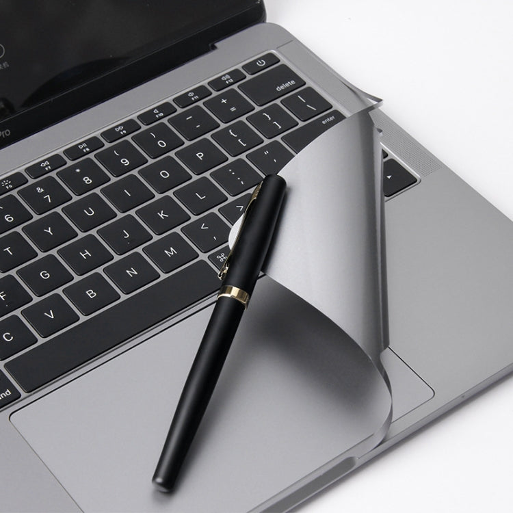 JRC 2 in 1 Laptop Palm Rest Sticker + Touchpad Film Set For MacBook Air 13.3 inch A1932 (2018)(Silver) - free shipping - PMC Jewellery - Order now!