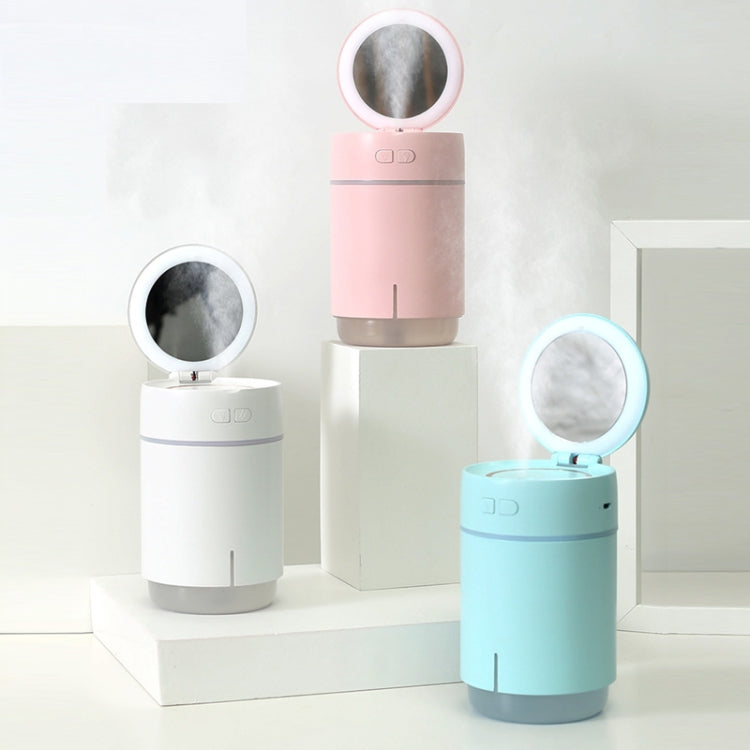 K005 Portable Hydrating LED Fill Light Makeup Mirror USB Mini Humidifier(Pink) - free shipping - PMC TechLife - Order now!