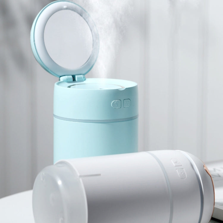 K005 Portable Hydrating LED Fill Light Makeup Mirror USB Mini Humidifier(White) - free shipping - PMC TechLife - Order now!