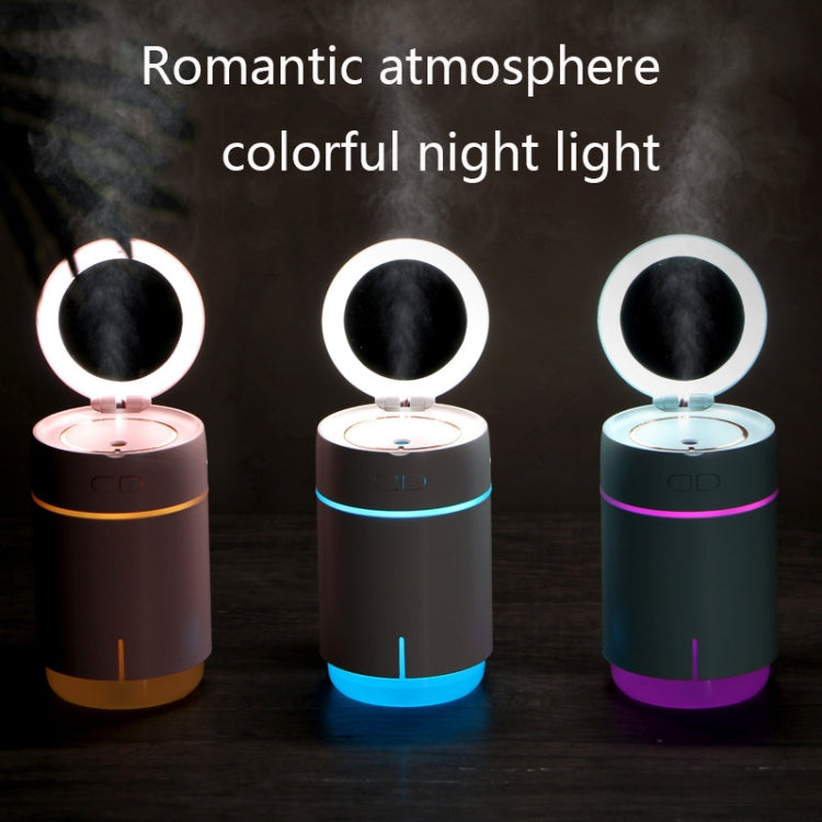 K005 Portable Hydrating LED Fill Light Makeup Mirror USB Mini Humidifier(Blue) - free shipping - PMC TechLife - Order now!