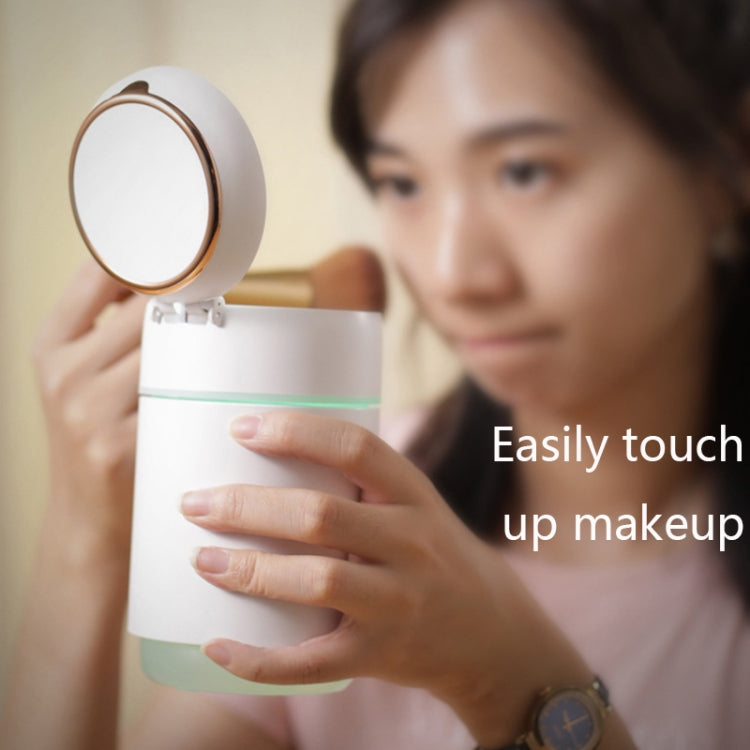 K005 Portable Hydrating LED Fill Light Makeup Mirror USB Mini Humidifier(White) - free shipping - PMC TechLife - Order now!