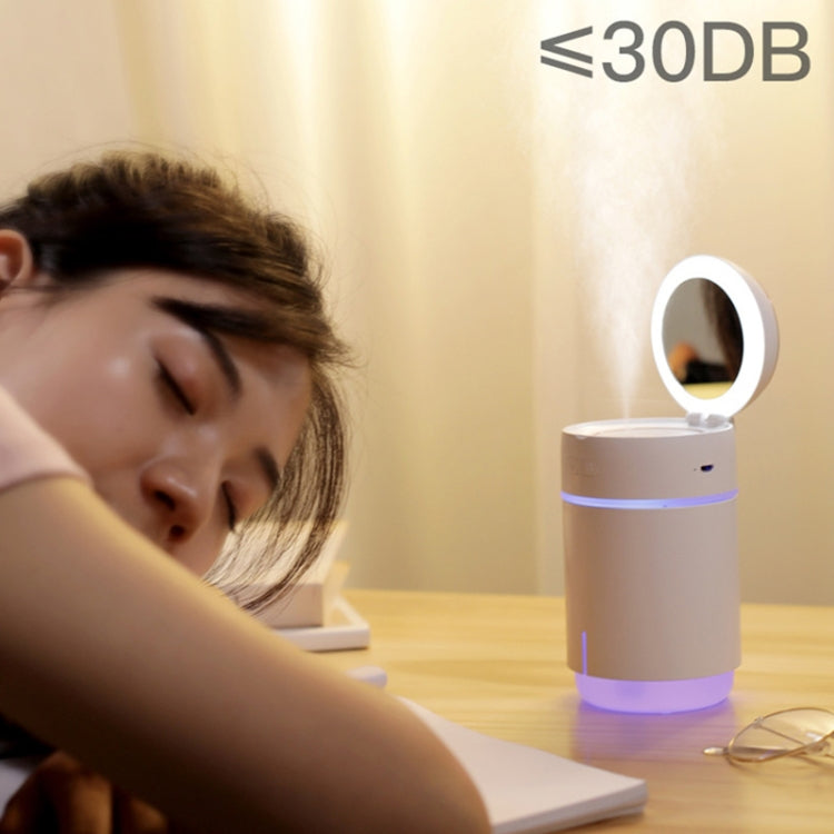 K005 Portable Hydrating LED Fill Light Makeup Mirror USB Mini Humidifier(White) - free shipping - PMC TechLife - Order now!