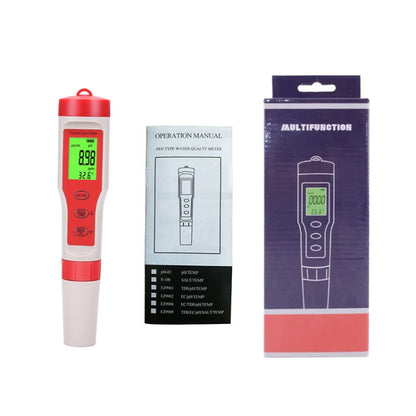 4-in-1 Portable PH/TDS/EC/TEMP Test Pen Multi-Function Water Quality Tester - PH & Moisture Meter by PMC Jewellery | Online Shopping South Africa | PMC Jewellery