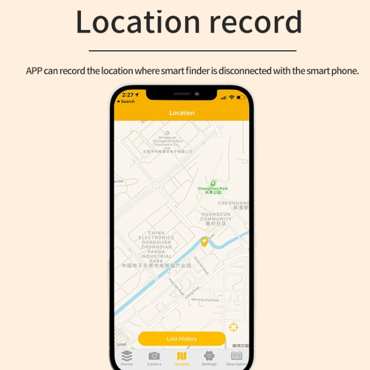 HYC-S9 2 PCS Round Bluetooth Object Finder Mobile Phone Tracking Locator Anti-Lost Two-Way Alarm(Pink) - Anti-lost Alarm by PMc TechLife | Online Shopping South Africa | PMc TechLife | Buy Now Pay Later Mobicred