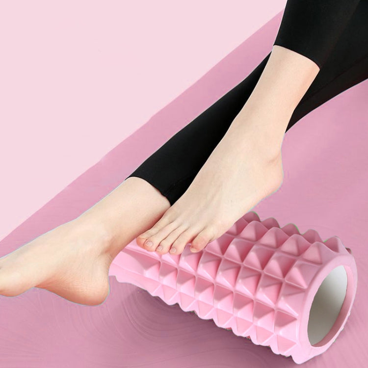 3 in 1 Eva Foam Roller Hollow Muscle Relaxation Roller Yoga Column Set, Length:  45cm (Pink Crescent) - free shipping - PMC TechLife - Order now!