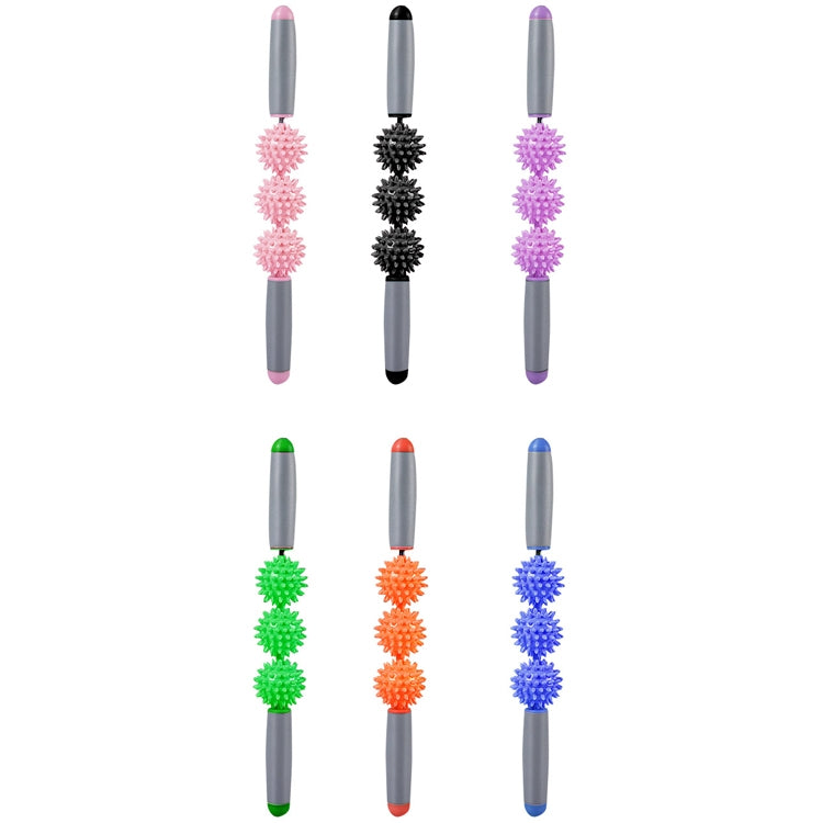 3 in 1 Eva Foam Roller Hollow Muscle Relaxation Roller Yoga Column Set, Length:  45cm (Blue Crescent) - free shipping - PMC TechLife - Order now!