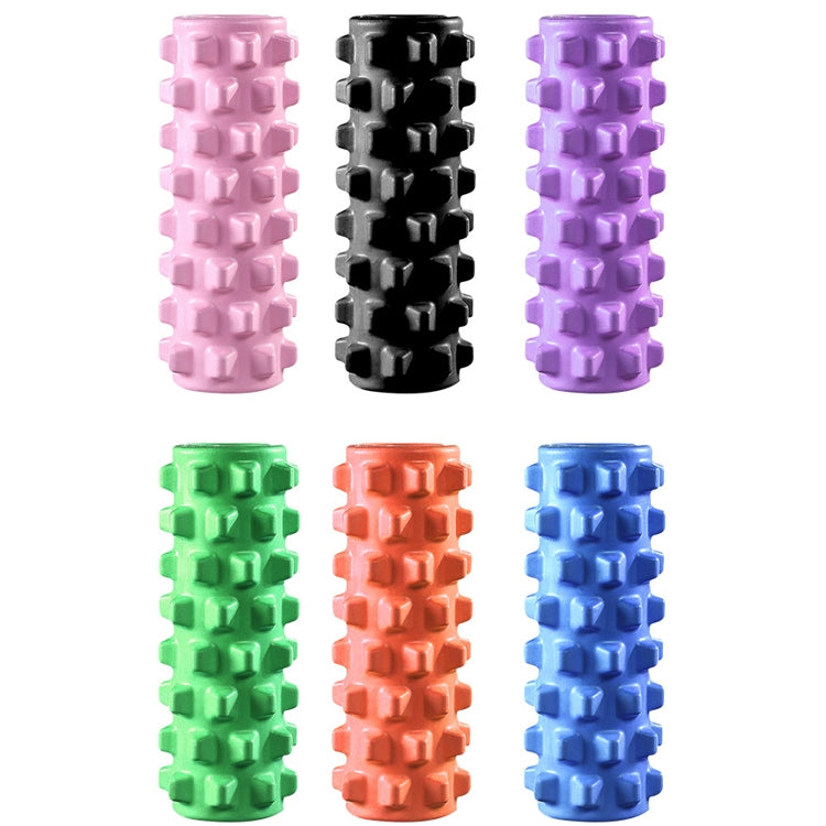 3 in 1 Eva Foam Roller Hollow Muscle Relaxation Roller Yoga Column Set, Length:  45cm (Orange Wolf Tooth) - free shipping - PMC TechLife - Order now!