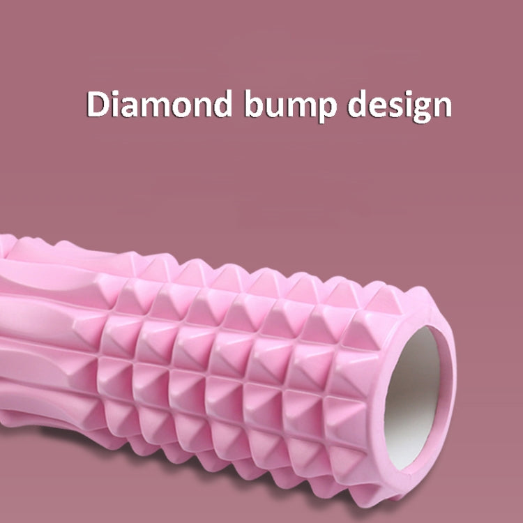 3 in 1 Eva Foam Roller Hollow Muscle Relaxation Roller Yoga Column Set, Length:  45cm (Orange Wolf Tooth) - free shipping - PMC TechLife - Order now!
