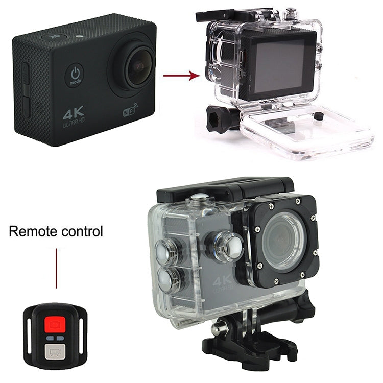 WIFI Waterproof Action Camera Cycling 4K camera Ultra Diving  60PFS kamera Helmet bicycle Cam underwater Sports 1080P Camera(Yellow) - Children Cameras by PMC TechLife | Online Shopping South Africa | PMC TechLife | Buy Now Pay Later Mobicred