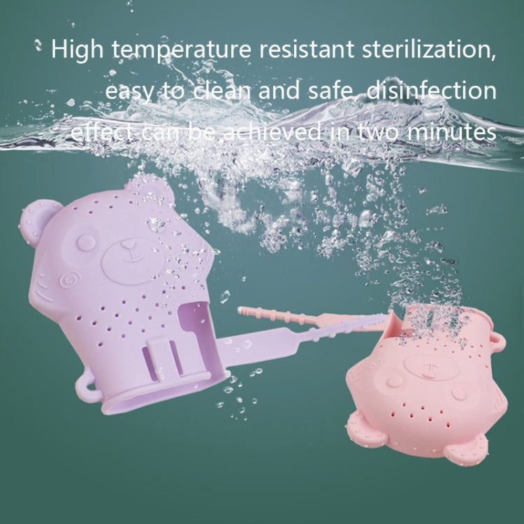 2 PCS Baby Molar Gloves Children Soothing Silicone Teether Molar Stick Maternal And Child Toy(Purple) - Cups & Silicone Nipple by PMC TechLife | Online Shopping South Africa | PMC TechLife | Buy Now Pay Later Mobicred
