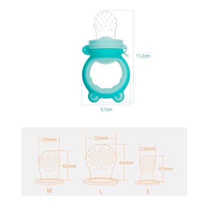 Baby Fruit And Vegetable Food Supplement Food Fruit Bite Bag(S Blue) - Cups & Silicone Nipple by PMC Jewellery | Online Shopping South Africa | PMC Jewellery