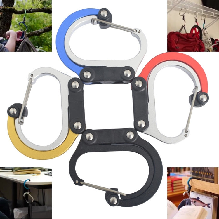 Multifunctional Carabiner Aluminum Alloy D-Type Outdoor Products Quick-Hanging Buckle(Blue) - Hooks by PMC TechLife | Online Shopping South Africa | PMC TechLife | Buy Now Pay Later Mobicred