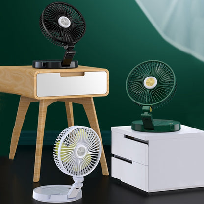 FF-996 Desktop Folding Table Lamp Fan Student Dormitory Desktop USB Mute Fan(Upgraded Version-White) - Electric Fans by PMC Jewellery | Online Shopping South Africa | PMC Jewellery | Buy Now Pay Later Mobicred