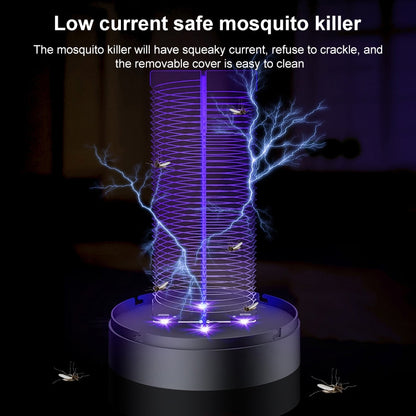 USB Photocatalyst Mosquito Killer Electrical Shock Two-In-One Mosquito Killer White (Electric Shock) - Repellents by PMC Jewellery | Online Shopping South Africa | PMC Jewellery | Buy Now Pay Later Mobicred