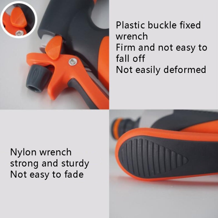Metal Multifunctional Garden Household Car Watering Sprinkler High Pressure Nozzle(Orange Red) - Watering & Irrigation by PMc TechLife | Online Shopping South Africa | PMc TechLife | Buy Now Pay Later Mobicred