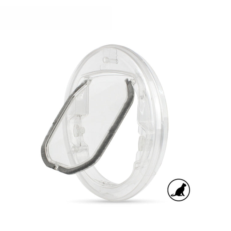 Pet Supplies PC Material Round Glass Door Cat Puppy Door Hole(Transparent) - Pet Screen Doors by PMC TechLife | Online Shopping South Africa | PMC TechLife | Buy Now Pay Later Mobicred