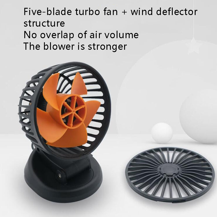 F409 Car Fan General Car Shaking Head Fan(Cigarette Lighter Port 12V) - Heating & Fans by PMC Jewellery | Online Shopping South Africa | PMC Jewellery | Buy Now Pay Later Mobicred