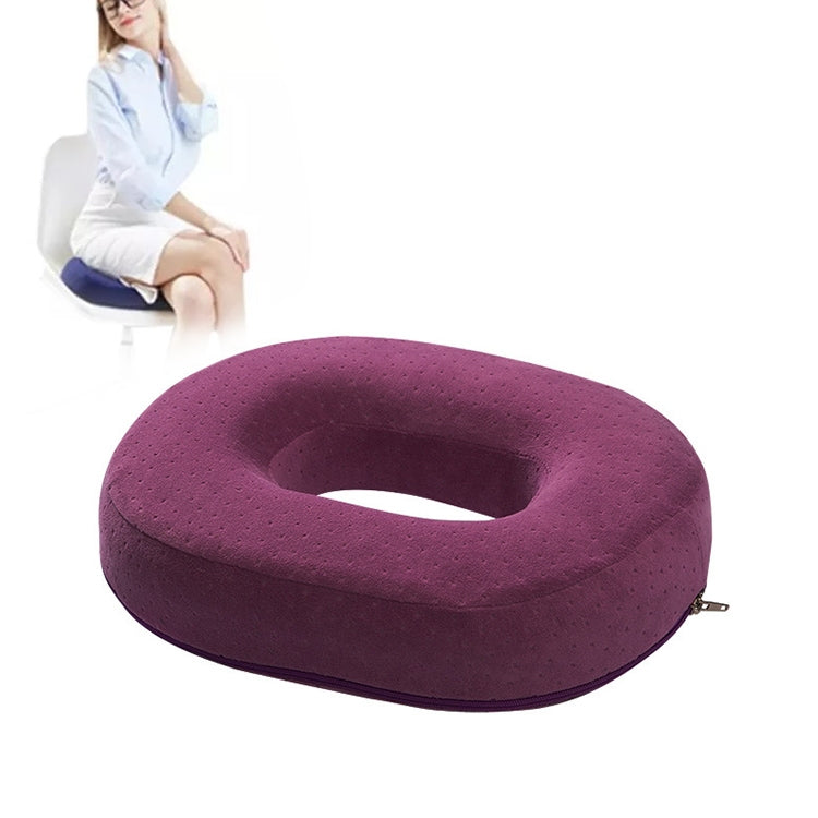 Slow Resilience Memory Foam Office Hip Pad After Hemorrhoids Operation Cushion(Deep Purple) - Cushions & Pillows by PMC Jewellery | Online Shopping South Africa | PMC Jewellery | Buy Now Pay Later Mobicred