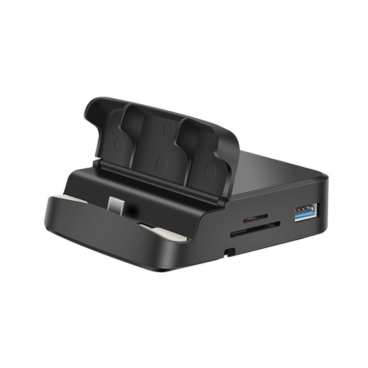 7 In 1 USB-C / Type-C To 2 USB 2.0 + USB 3.0 + 4K HDMI + SD / TF Card Slot + PD USB-C / Type-C Charging Ports Multifunctional HUB Docking Station With Holder - free shipping - PMC Jewellery - Order now!