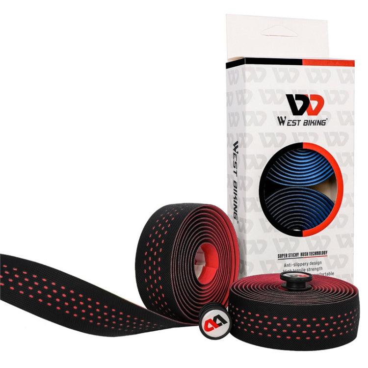 WEST BIKING Bicycle PU Non-Slip Handlebar Strap(Color) - Decorative Accessories by WEST BIKING | Online Shopping South Africa | PMC TechLife | Buy Now Pay Later Mobicred