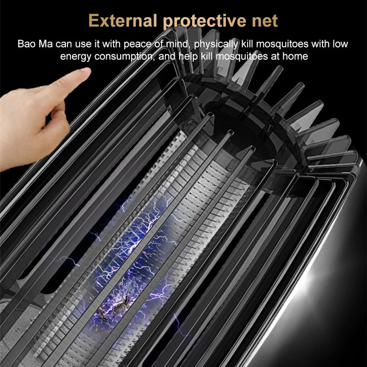 ALE-MWD-008 Home Bedroom Mute Mosquito Trap Mosquito Lamp Outdoor Non-Radiation Fly Mosquito Repellent, Product specifications: Charging Type 2000 MAH(Black) - free shipping - PMC TechLife - Order now!