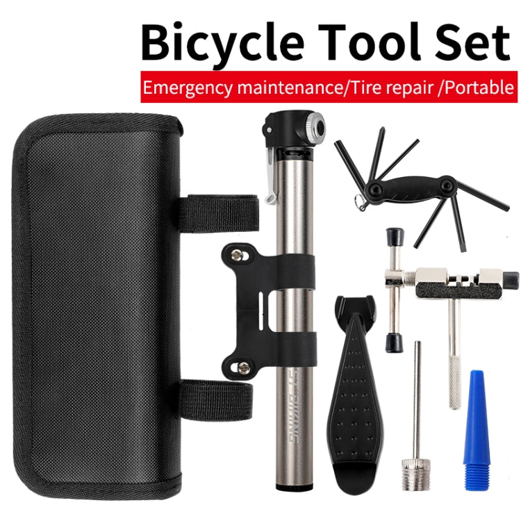 Bicycle Repair Kit Repair Set Bicycle Mountain Road Tire Tool Pump Riding Equipment - Maintenance tools by West Biking | Online Shopping South Africa | PMc TechLife | Buy Now Pay Later Mobicred