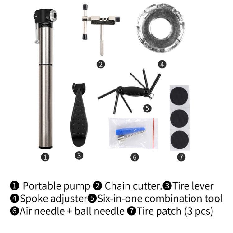 Bicycle Repair Kit Repair Set Bicycle Mountain Road Tire Tool Pump Riding Equipment - Maintenance tools by West Biking | Online Shopping South Africa | PMc TechLife | Buy Now Pay Later Mobicred