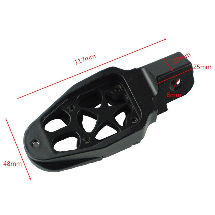 Motorcycle Modified Aluminum Alloy Foot Pedal Accessories(Yellow) - Others by PMC Jewellery | Online Shopping South Africa | PMC Jewellery | Buy Now Pay Later Mobicred