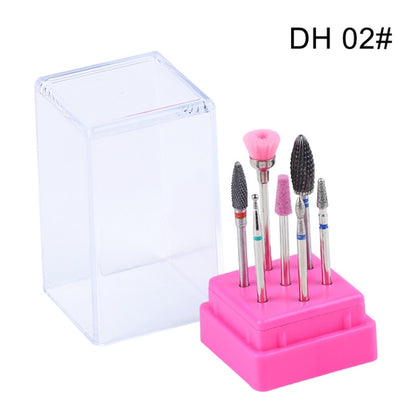 Ceramic Tungsten Steel Alloy Nail Strip Tool Set Grinding Machine Grinding Brush Polishing Tool, Color Classification: DH02 - Grinding Tools & Accessories by PMC Jewellery | Online Shopping South Africa | PMC Jewellery | Buy Now Pay Later Mobicred