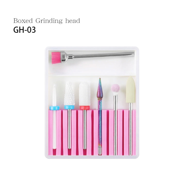 Nail Art Ceramic Tungsten Steel Alloy Grinding Heads Set Grinder Polishing Tool, Color Classification: GH-03 - Grinding Tools & Accessories by PMC Jewellery | Online Shopping South Africa | PMC Jewellery | Buy Now Pay Later Mobicred