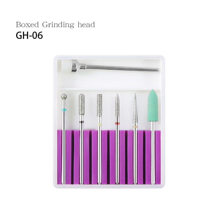 Nail Art Ceramic Tungsten Steel Alloy Grinding Heads Set Grinder Polishing Tool, Color Classification: GH-06 - Grinding Tools & Accessories by PMC Jewellery | Online Shopping South Africa | PMC Jewellery | Buy Now Pay Later Mobicred