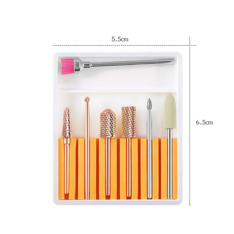 Nail Art Ceramic Tungsten Steel Alloy Grinding Heads Set Grinder Polishing Tool, Color Classification: GH-07 - Grinding Tools & Accessories by PMC Jewellery | Online Shopping South Africa | PMC Jewellery | Buy Now Pay Later Mobicred