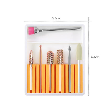 Nail Art Ceramic Tungsten Steel Alloy Grinding Heads Set Grinder Polishing Tool, Color Classification: GH-09 - Grinding Tools & Accessories by PMC Jewellery | Online Shopping South Africa | PMC Jewellery | Buy Now Pay Later Mobicred