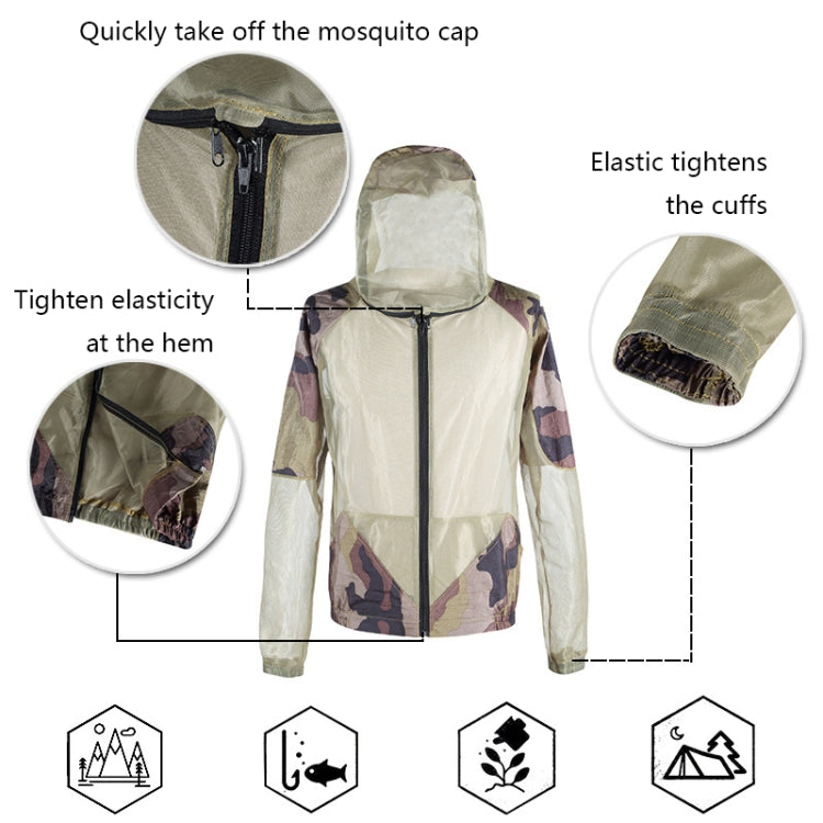 Camping Adventure Anti-Mosquito Bite Suit Summer Outdoor Fishing Breathable Mesh Anti-Mosquito Suit, Specification: Three-piece Full Set(S / M) - Anti-mosquito Clothing by PMC TechLife | Online Shopping South Africa | PMC TechLife | Buy Now Pay Later Mobicred