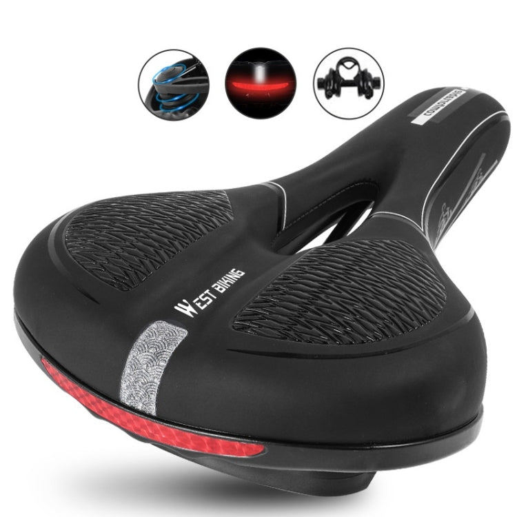 WESTBIKING Mountain Road  Bike Reflective Seat Cushion Soft Comfortable Seat Equipment Accessories, Colour: Casual - Bicycle Saddle by WESTBIKING | Online Shopping South Africa | PMc TechLife | Buy Now Pay Later Mobicred